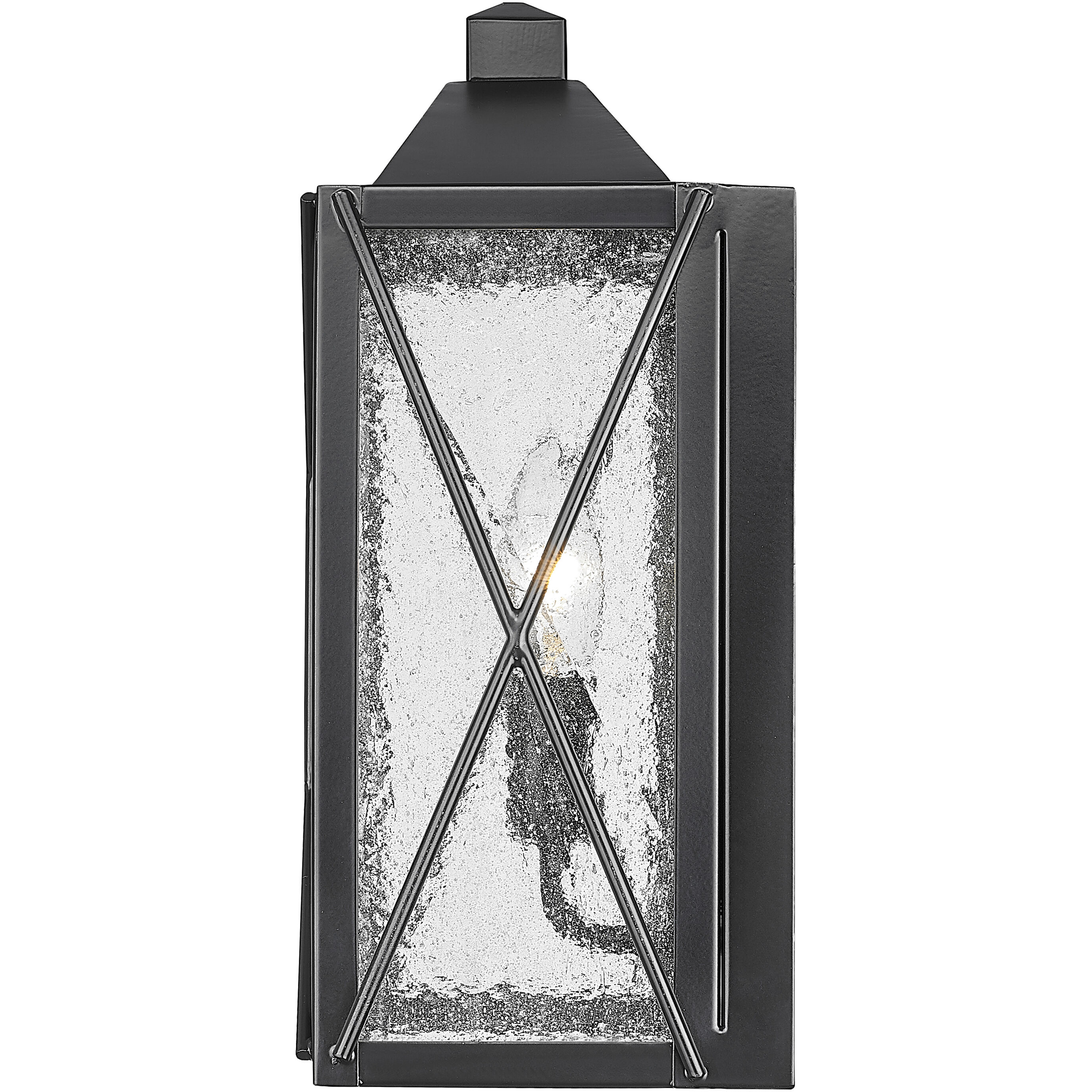 Caswell 1 Light 12.63 inch Powder Coated Black Outdoor Wall Sconce